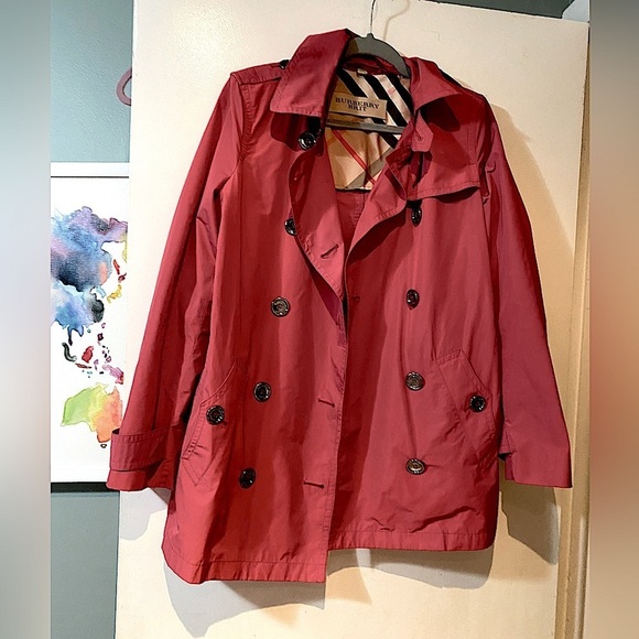 Burberry Brit No a Check pink women’s jacket - Picture 7 of 13